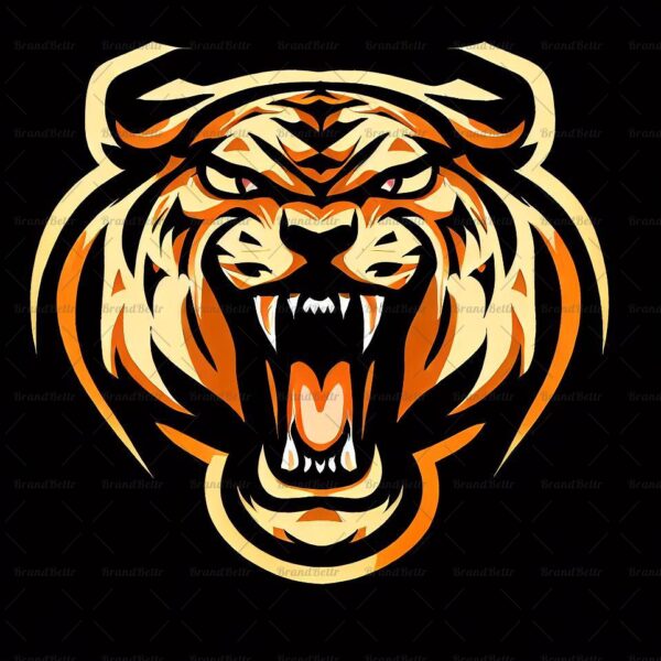 Brüllender Tiger